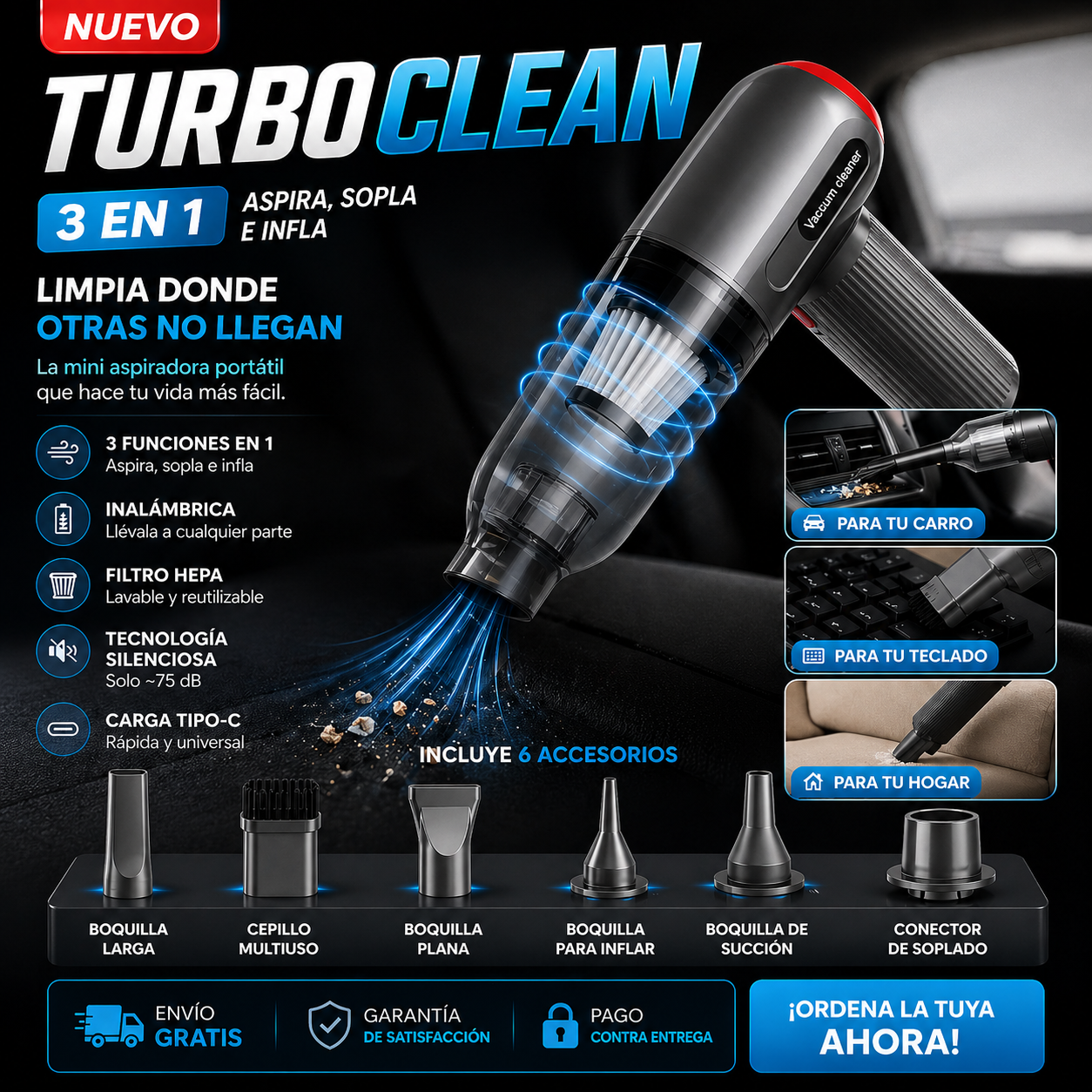 TURBO CLEAN 3 EN 1